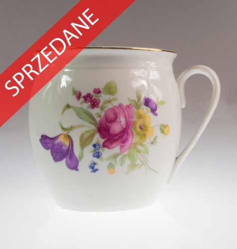 Ogromny kubek, Ćmielów, Polska, lata 30/40 XX w. , antyki Warszawa, skup antyków, porcelana, stara porcelana, Galeria Żak