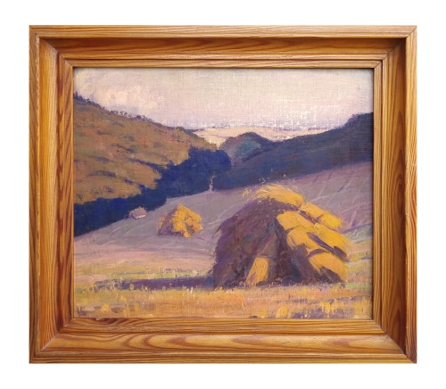 Kazimierz Sadłowski "Haystack”, antique Warsaw, antique paintings, Galeria Żak, art, antiques