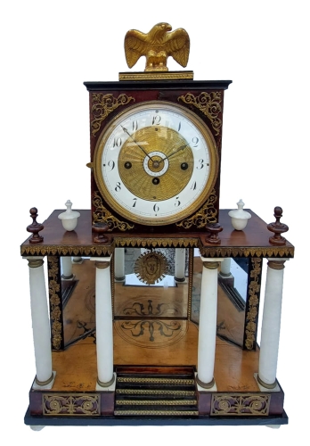 Mantel clock, Vienna, first half of the 19th century , antique Warsaw, decorative objects, antique home decorations, Galeria Żak