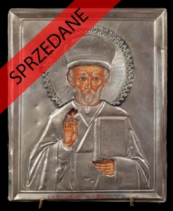 Ikona Święty Mikołaj, Rosja, Moskwa, l. 1908-17