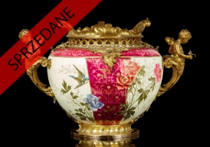 Waza dekoracyjna, Franz Anton Mehlem, Bonn, ok. 1890 r.
