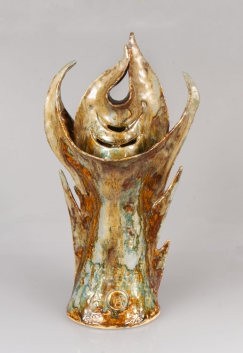 Monogrammist KB “Flame”, 1970’s, antique Warsaw, sculpture, Galeria Żak, art, antiques