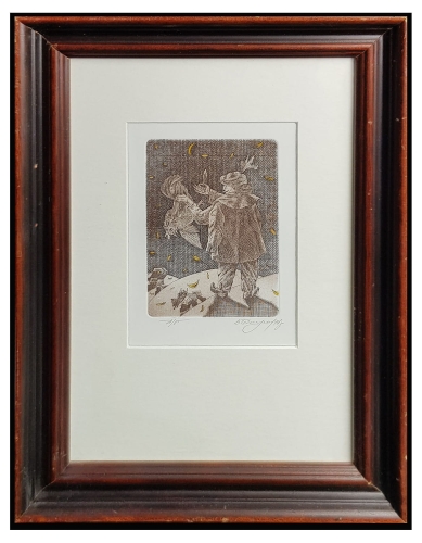 Bogdan Pikulicki "Before the dinner”, 1978 , antique Warsaw, antique paintings, Galeria Żak, art, antiques