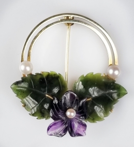 Amethysts brooch, Vienna, circa 1930
