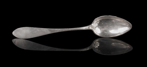 Serving spoon, Lviv, 1865 , antique Warsaw, silver, old silver, Galeria Żak, art, antiques