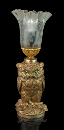 Table lamp, Craighead & Kintz, Massachusetts, 19th century, antique Warsaw, antique porcelain, old lamps, Galeria Żak, art, lamp