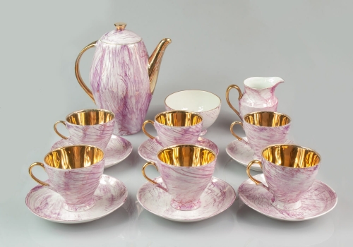 Coffee service , “Karolina” Jaworzyna Śląska, Poland, 1960’s, antique Warsaw, antique porcelain, old porcelain, Galeria Żak, art, antiques