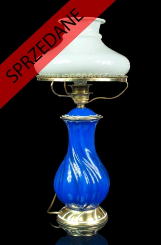 Lampa, Rosenthal, 1930 r. , porcelana, antyki, Galeria Żak, lampa, oświetlenie, stare lampy, antyki Warszawa