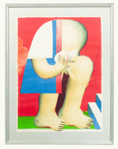 Horst Antes "Head-Footer with the stairs", 1965 