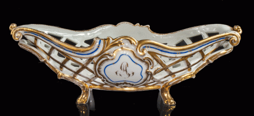 Jardinière, Paris, circa 1850 , antique Warsaw, antique porcelain, old porcelain, Galeria Żak, art, antiques