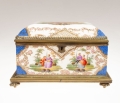 Szkatułka z miniaturami, Miśnia, lata 1774–1814, antyki Warszawa, skup antyków, porcelana, stara porcelana, Galeria Żak