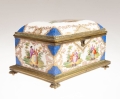 Szkatułka z miniaturami, Miśnia, lata 1774–1814, antyki Warszawa, skup antyków, porcelana, stara porcelana, Galeria Żak