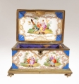 Szkatułka z miniaturami, Miśnia, lata 1774–1814, antyki Warszawa, skup antyków, porcelana, stara porcelana, Galeria Żak