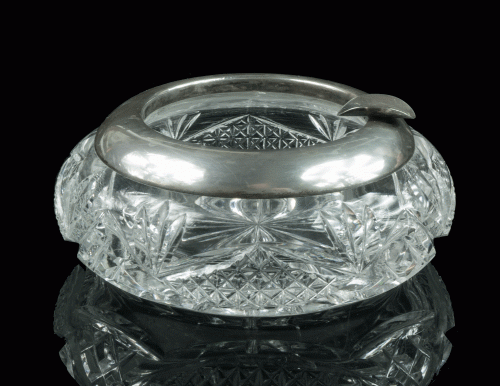 Ashtray, Germany, circa 1920-1930, antique Warsaw, silver, old silver, Galeria Żak, art, antiques