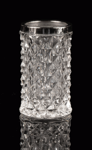Toothpick holder, Emil Hermann, Waldstetten, Germany, 1920’s, antique Warsaw, silver, old silver, Galeria Żak, art, antiques
