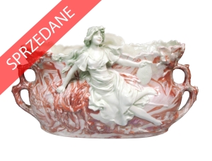 Żardiniera secesyjna, Royal Dux, 1900 r.