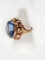 Topaz ring, Poland, 1963 - 1986, antique Warsaw, jewelry, old jewelry, Galeria Żak, art, antiques
