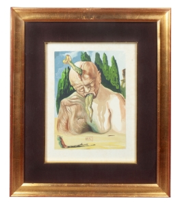 Salvador Dali “A Logician Devil, from the Divine Comedy Series”, 1964