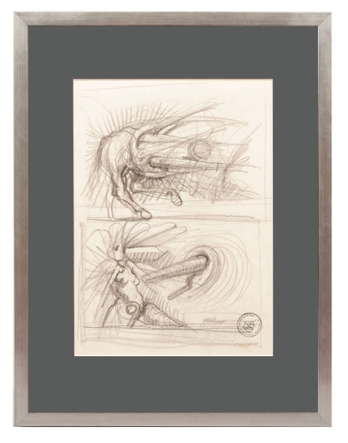 Franciszek Starowieyski "Figures", antique Warsaw, antique paintings, Galeria Żak, art, antiques