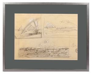 Franciszek Starowieyski “Landscape with The Eye of Providence” 1982 