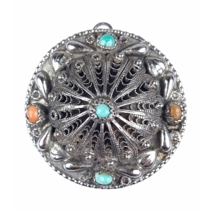 Brooch-pendant, Tibet, first half of 20th century 