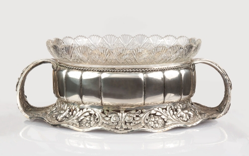 Jardiniere, Bremer Silberwarenfabrik, 1905-1921, antique Warsaw, silver, old silver, Galeria Żak, art, antiques