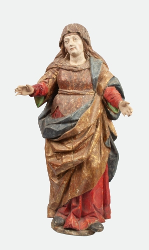 Sacred sculpture, 18th century, antique Warsaw, antique home decorations, Galeria Żak, art, sculpture