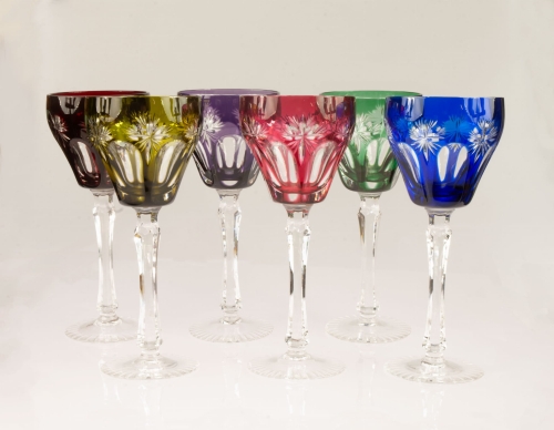 Calyxes, Bohemia, 20th century, antique Warsaw, glass, Galeria Żak, art, antiques