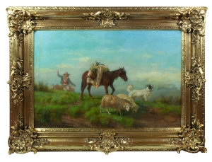 Unknown painter “On the field”, 19th century