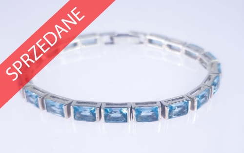 Bransoletka z topazami , antyki Warszawa, skup antyków, dawna biżuteria, antyki, Galeria Żak