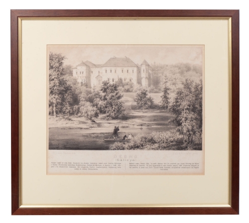 Napoleon Orda “Dębno” circa 1880 , antique Warsaw, antique paintings, Galeria Żak, art, antiques