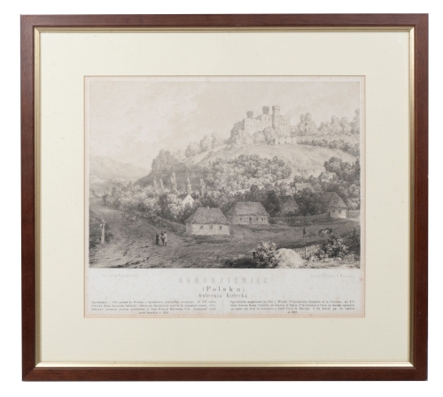 Napoleon Orda “Ogrodzieniec” circa 1880 , antique Warsaw, antique paintings, Galeria Żak, art, antiques