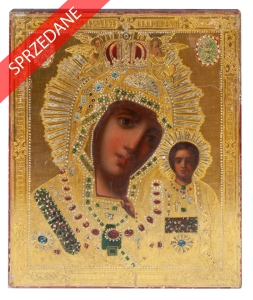 Ikona Matka Boża Kazańska, Rosja, XIX/XX w.