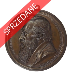 Andrzej Pruszyński "Plakieta Józef Ignacy Kraszewski", 1880 r.
