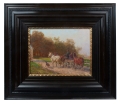 Fritz van der Venne “Journey to the town”, antique Warsaw, antique paintings, Galeria Żak, art, antiques