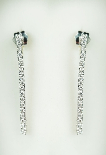 Diamonds earrings , antique Warsaw, jewelry, old jewelry, Galeria Żak, art, antiques