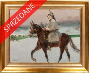 Mieczysław Krzyżak "Kirasjer na koniu"