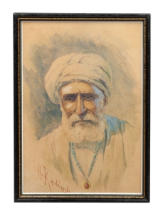 A. Kędzierski “Portrait of a Bedouin"
