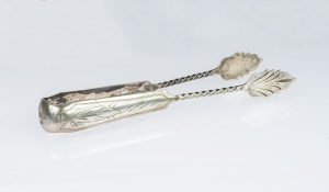 Sugar tongs, Marcin Jarra, Cracow, Poland, circa 1930 