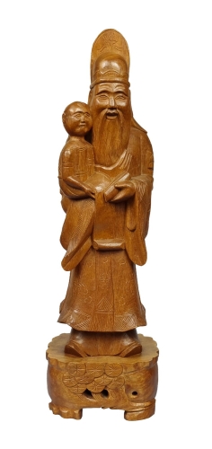 A sage with a child, half of the 20th century, antique Warsaw, decorative objects, antique home decorations, Galeria Żak, art, antiques, sculptures