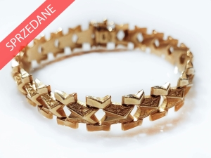 Złota bransoletka 