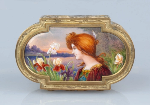 Art Nouveau casket, Vienna, early 20th century , antique Warsaw, decorative objects, antique home decorations, Galeria Żak, art, antiques