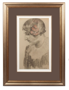 Kazimierz Stabrowski “Portrait of the Artist's Wife” 1907 