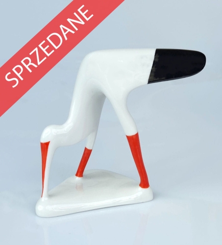 Bocian, Mieczysław Naruszewicz, Ćmielów, lata 60. XX w., antyki Warszawa, skup antyków, porcelana, stara porcelana, Galeria Żak