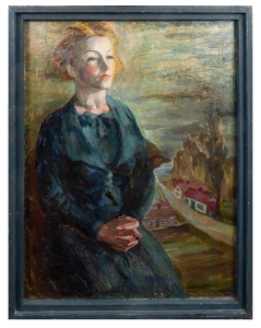 Władysław Łopuszniak "Portrait of Madame AP", before 1938 