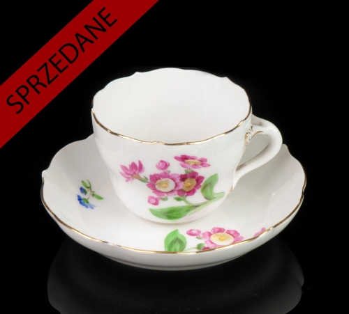 Filiżanka, Miśnia, lata 1924 - 1934, figurki porcelanowe, stara porcelana, dawna porcelana, antyki, antyki Warszawa, skup antyków, Galeria Żak