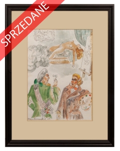 Maja Berezowska "Z wizytą u malarza", 1962 r.