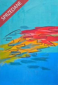 Monika Piwowarska "Płomienie", ok. 1970 r.