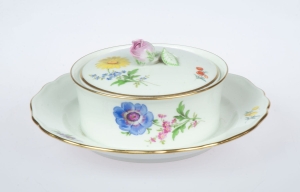 Butter dish, Meissen, 20th century