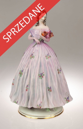Markiza, Franciszek Kalfas, Ćmielów, ok. 1960 r., antyki Warszawa, skup antyków, porcelana, stara porcelana, Galeria Żak